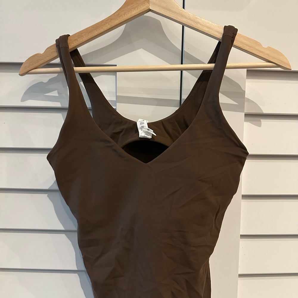 Lululemon NEW Align Bodysuit in Java Size 6 - Picture 3 of 12